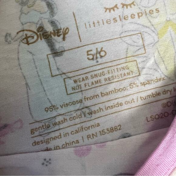 Little Sleepies Disney Princess Collab Bamboo Blend Pajamas - Picture 7 of 7
